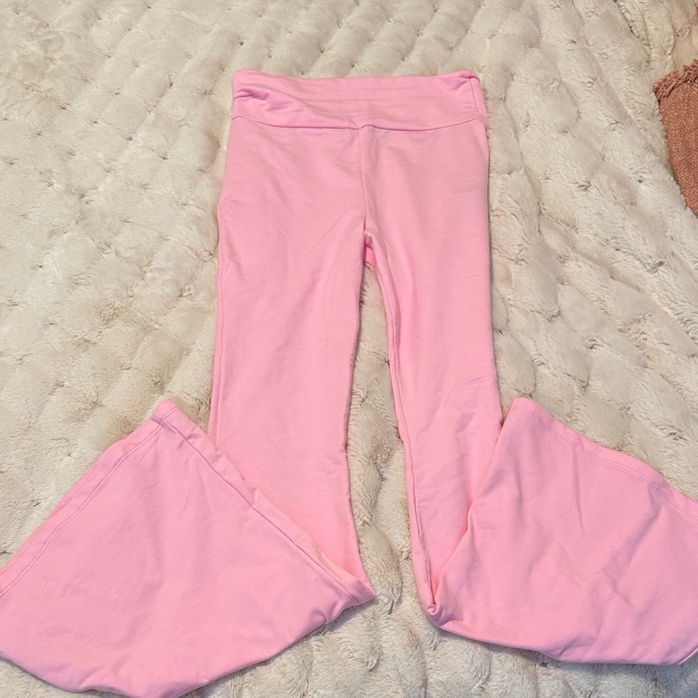 Pink Edikted Flared Leggings
